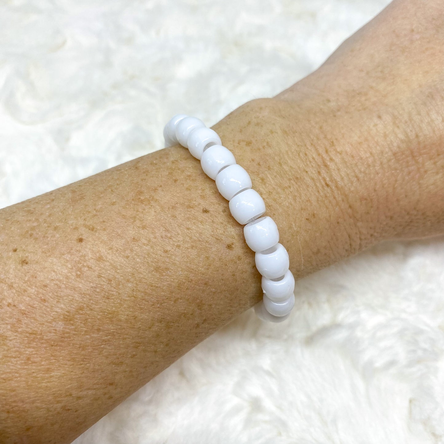 Valentine Pony Bead Bracelet