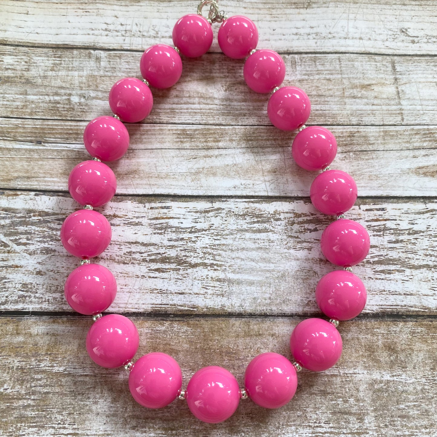 Pink Bubblegum Necklace and Bracelet
