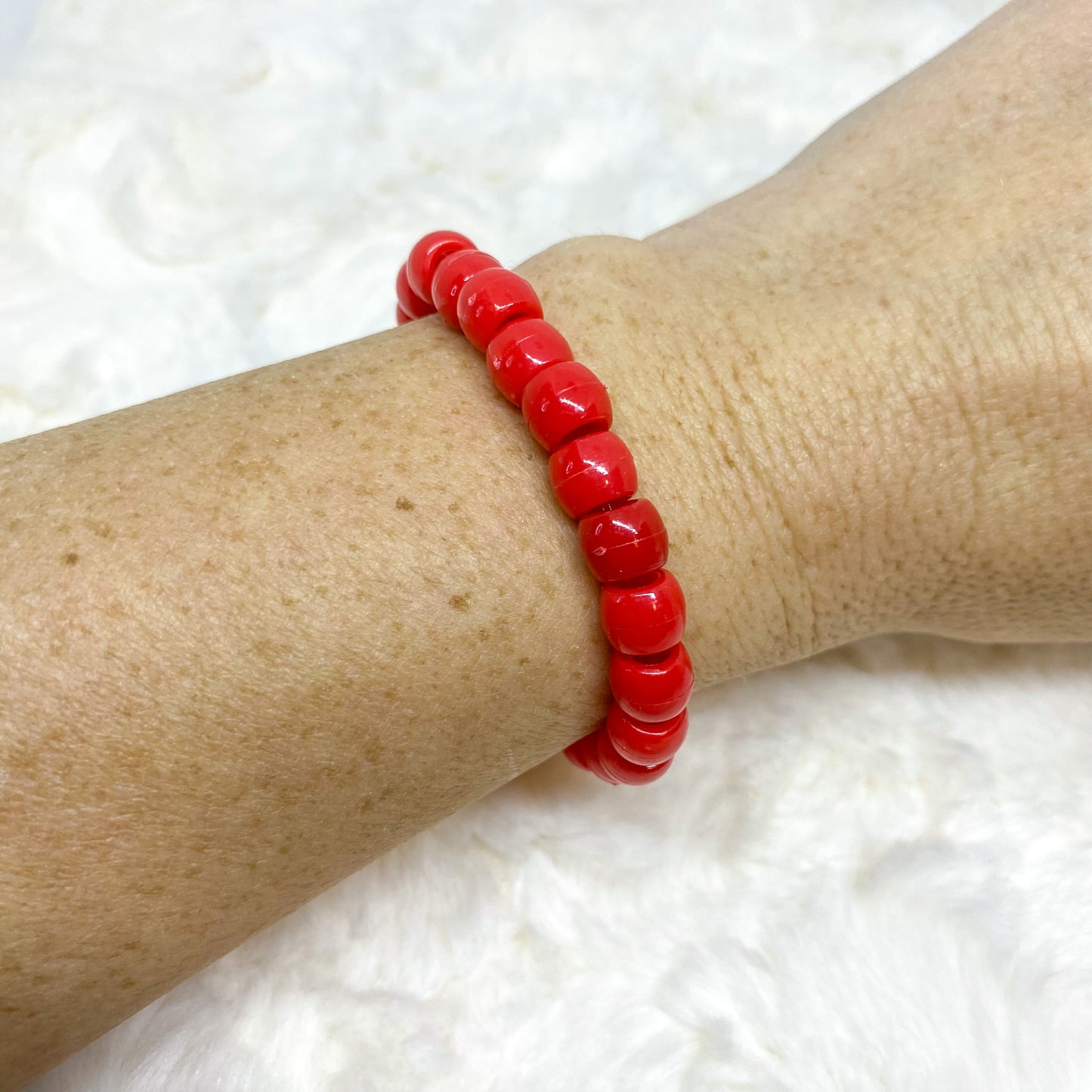 Valentine Pony Bead Bracelet