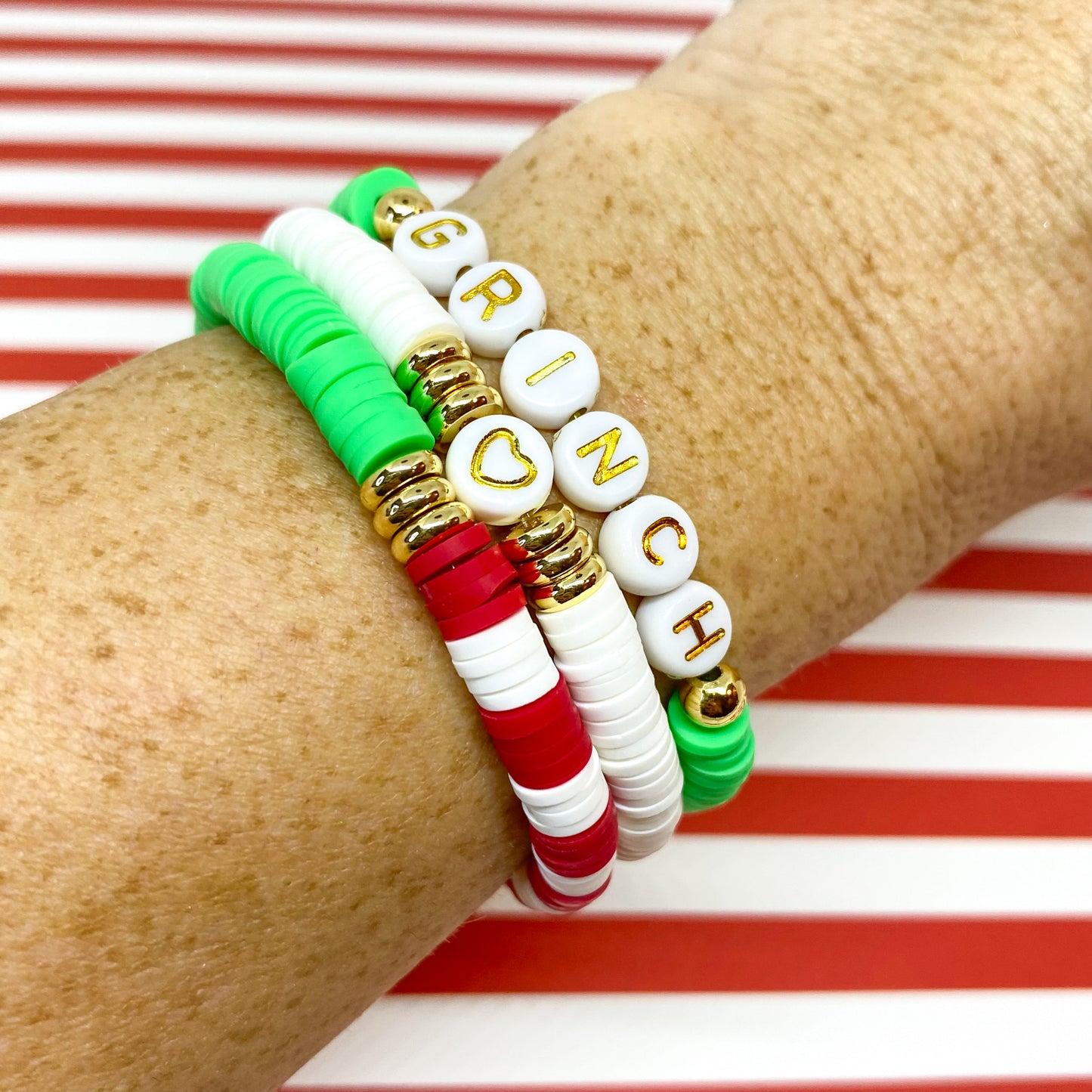 Grinch Stack Bracelets