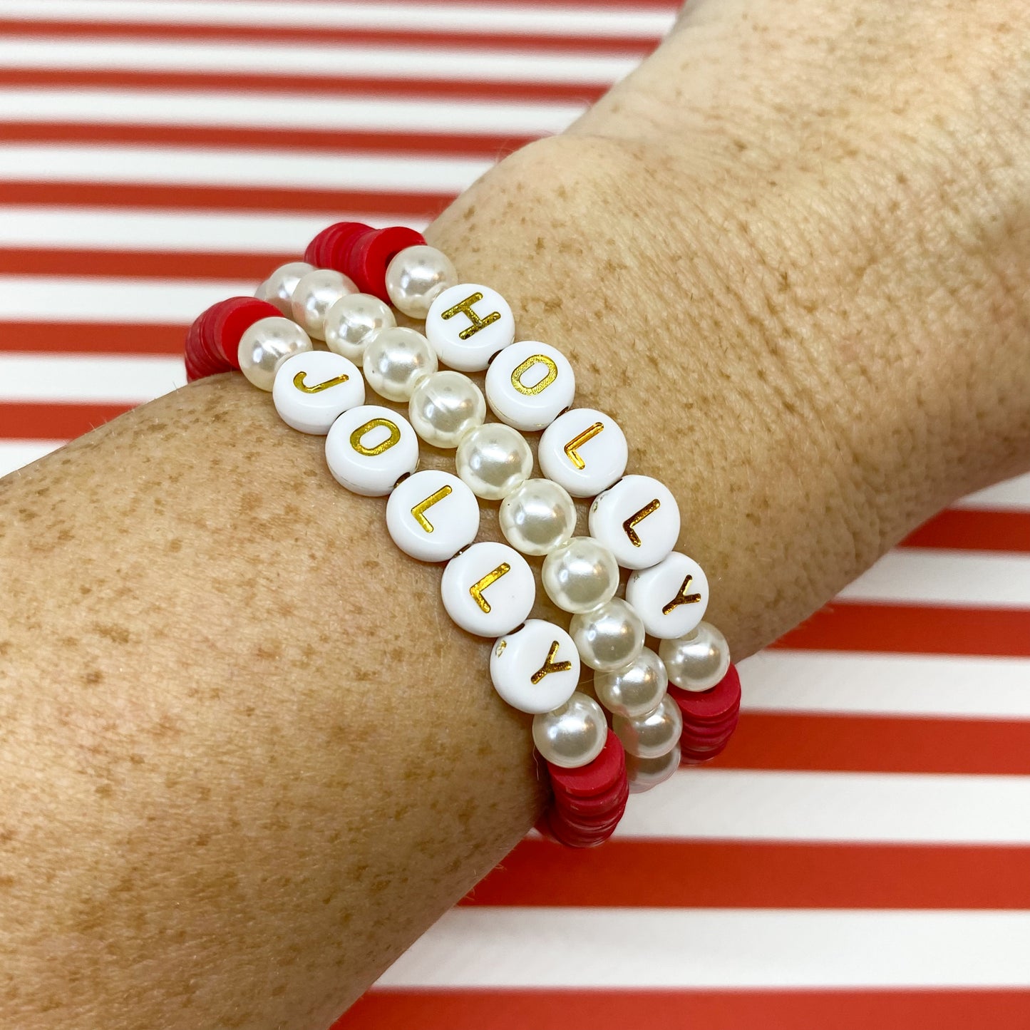 Holly Jolly Bracelet Stack