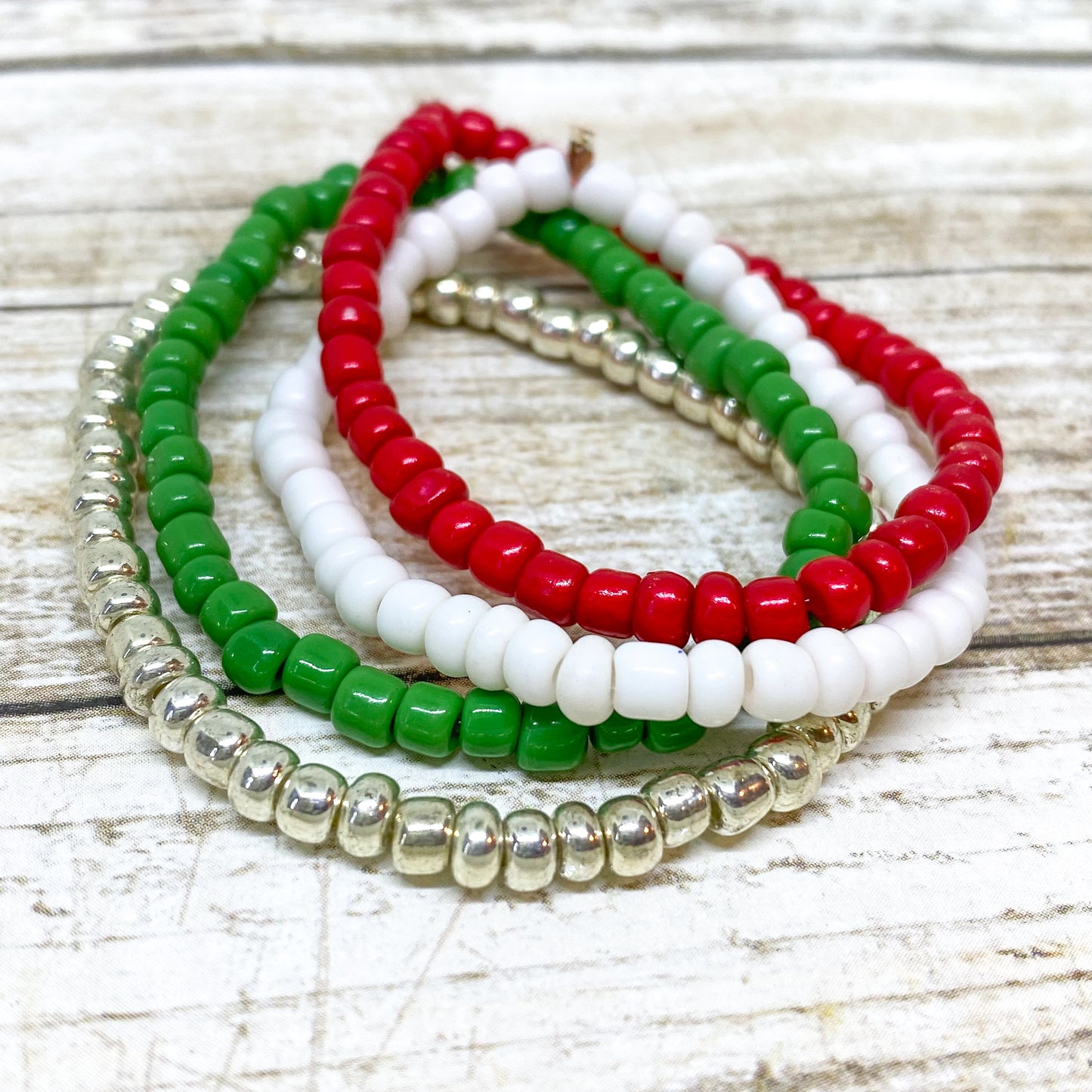 Holiday Stack Bracelets