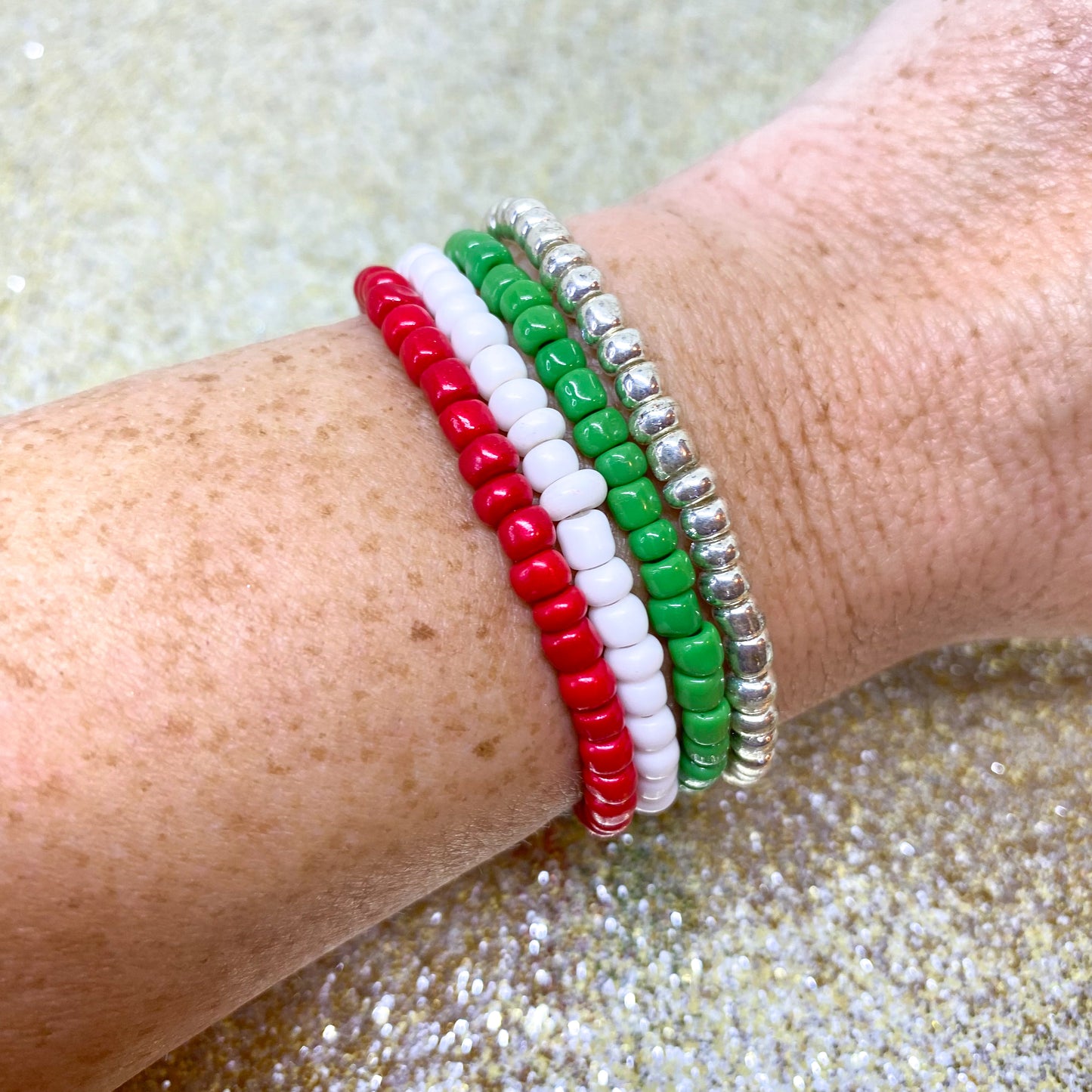 Holiday Stack Bracelets