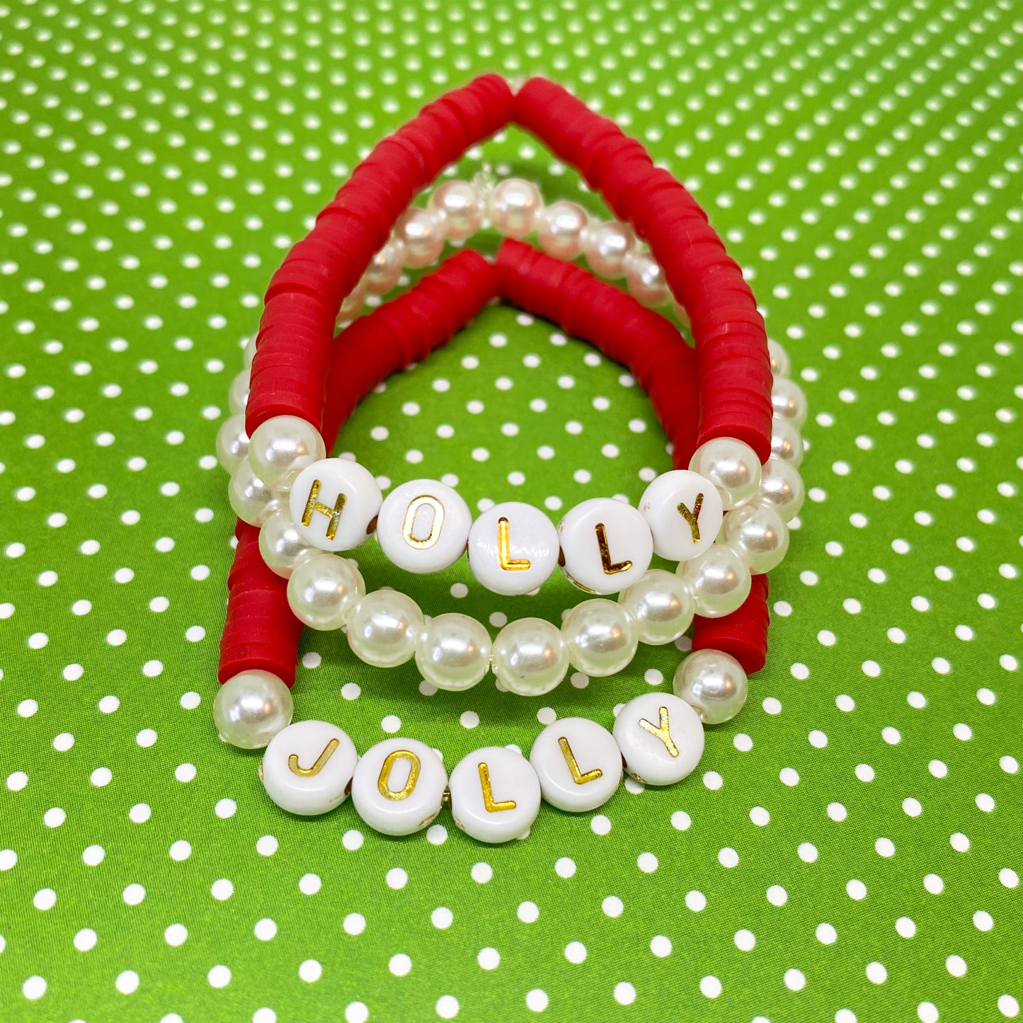 Holly Jolly Bracelet Stack