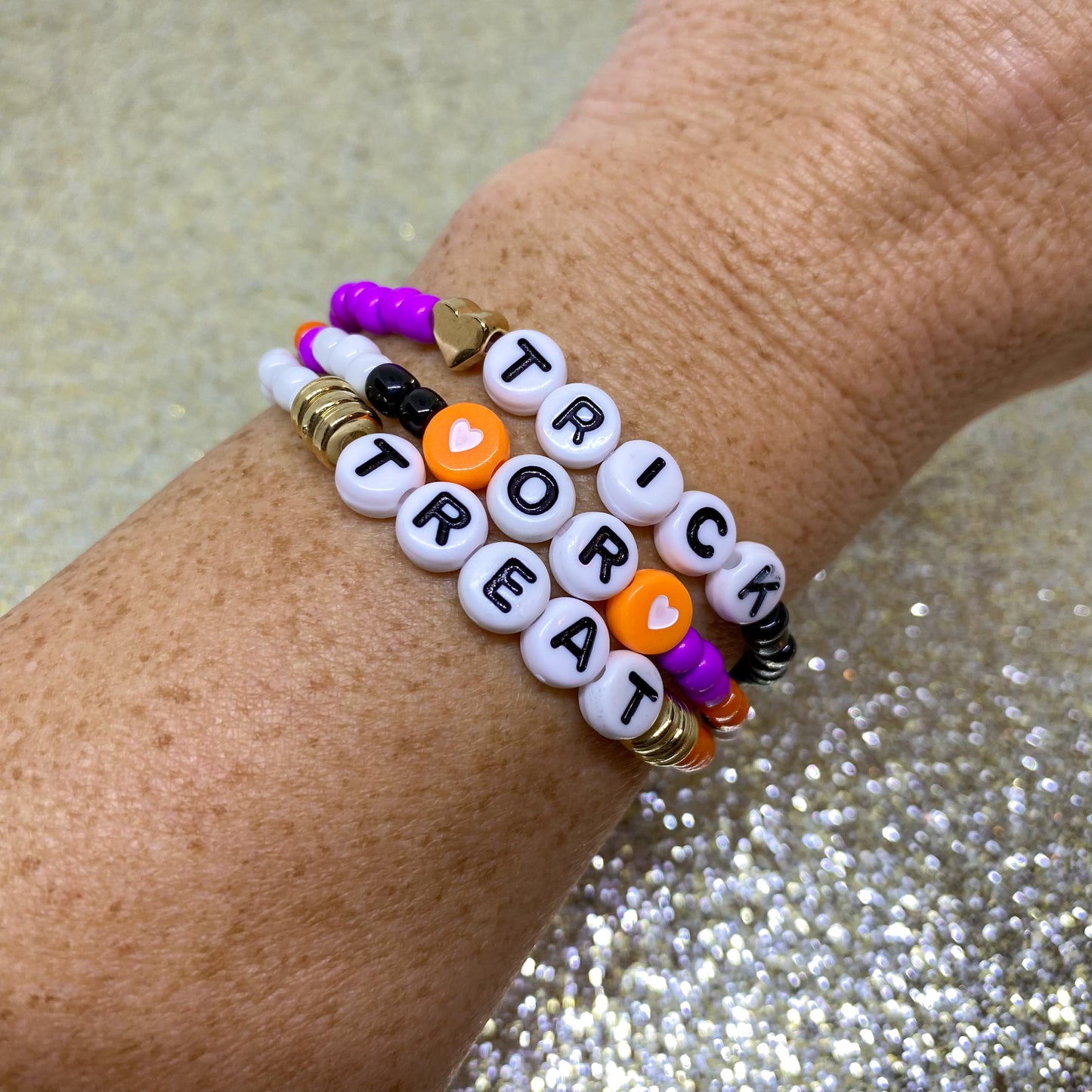 Trick-or-Treat Stack Bracelets