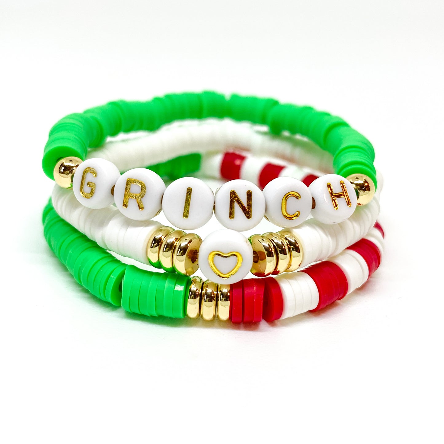 Grinch Stack Bracelets