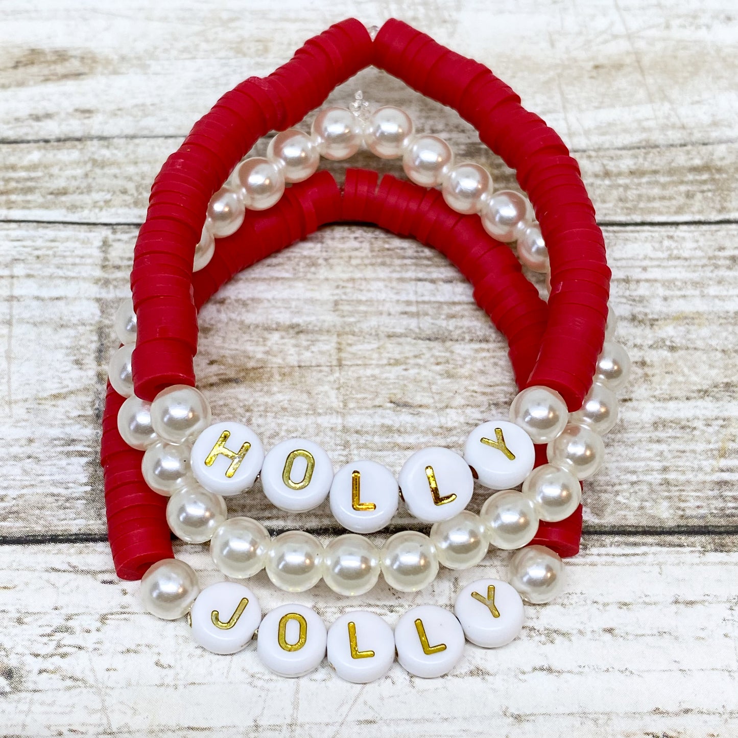 Holly Jolly Bracelet Stack