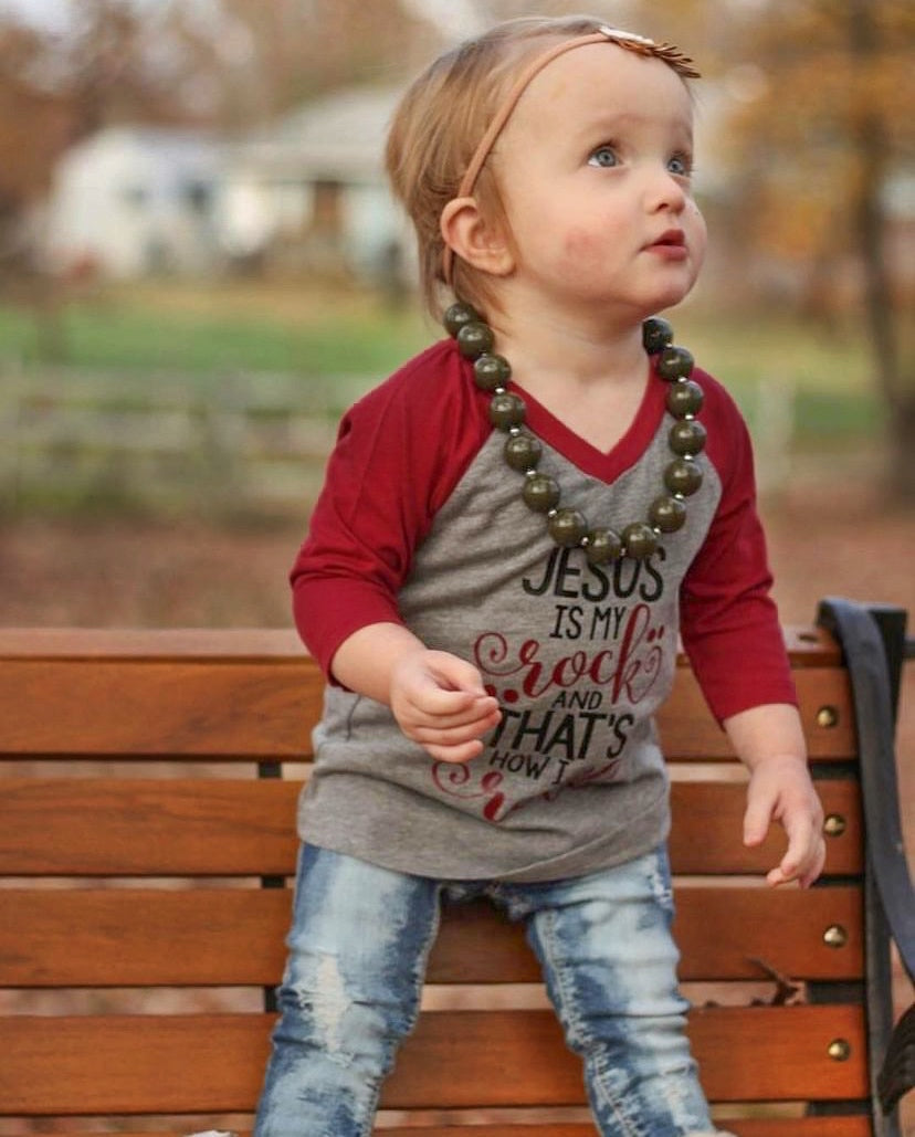 Olive Spice - Olive Green Chunky Bubblegum Necklace and Bracelet