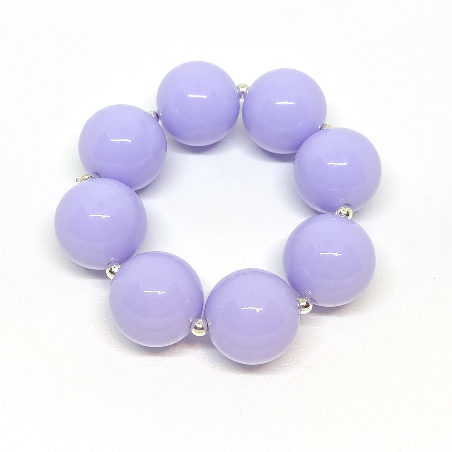 Lavender Bubblegum Necklace and Bracelet