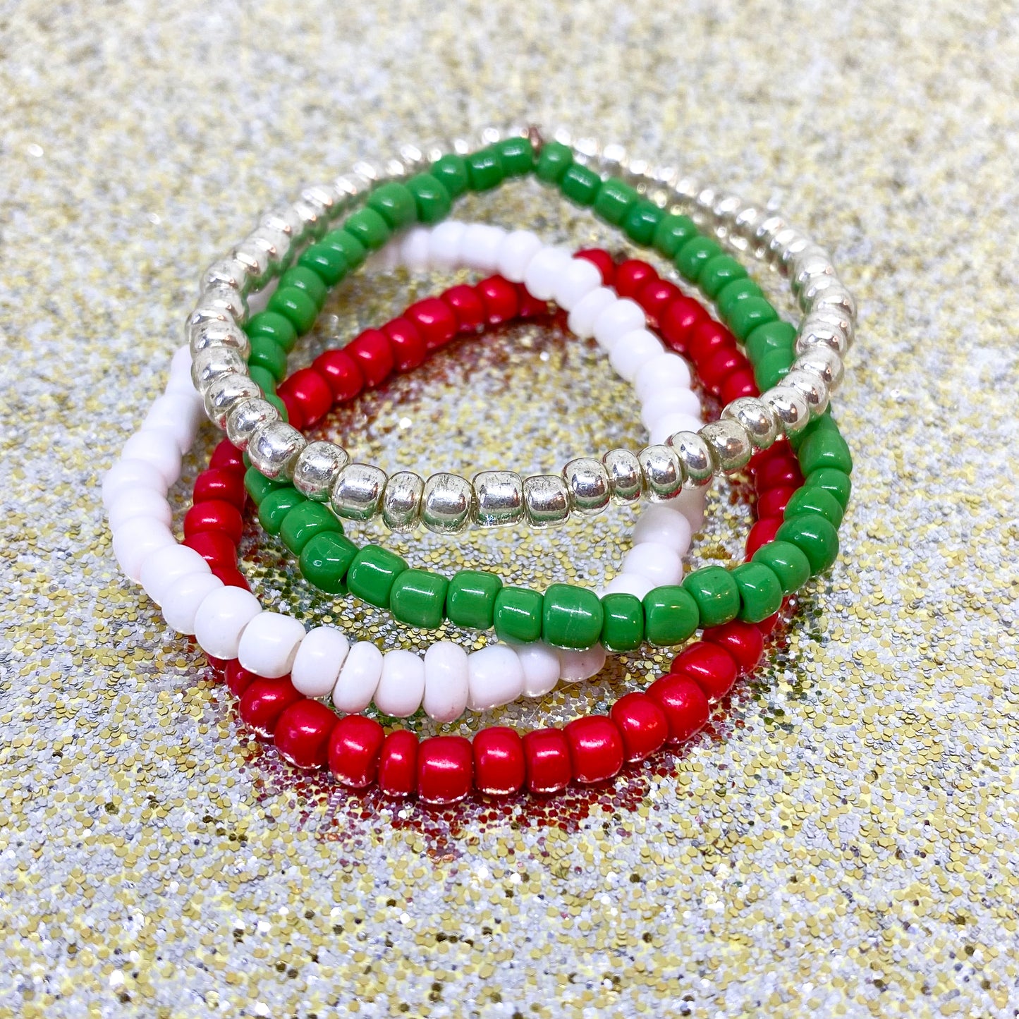 Holiday Stack Bracelets