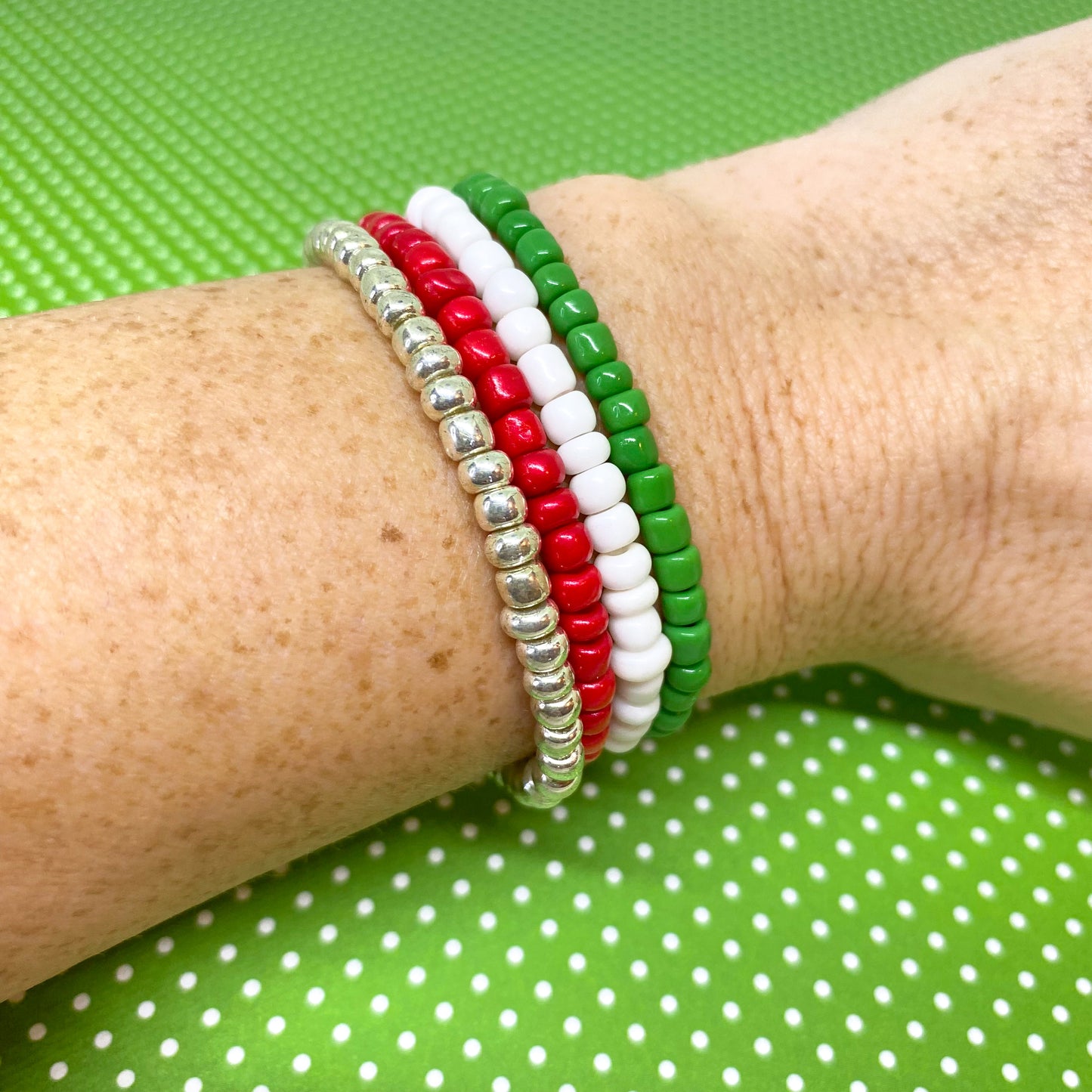 Holiday Stack Bracelets