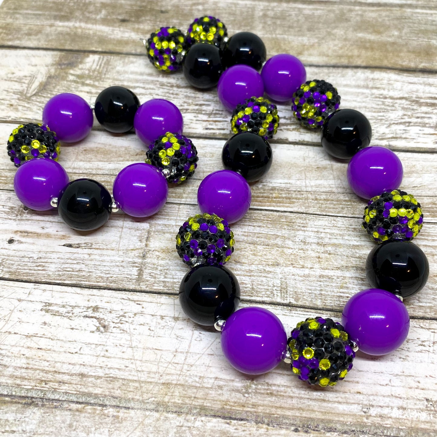 Salem - Halloween Bubblegum Necklace and Bracelet