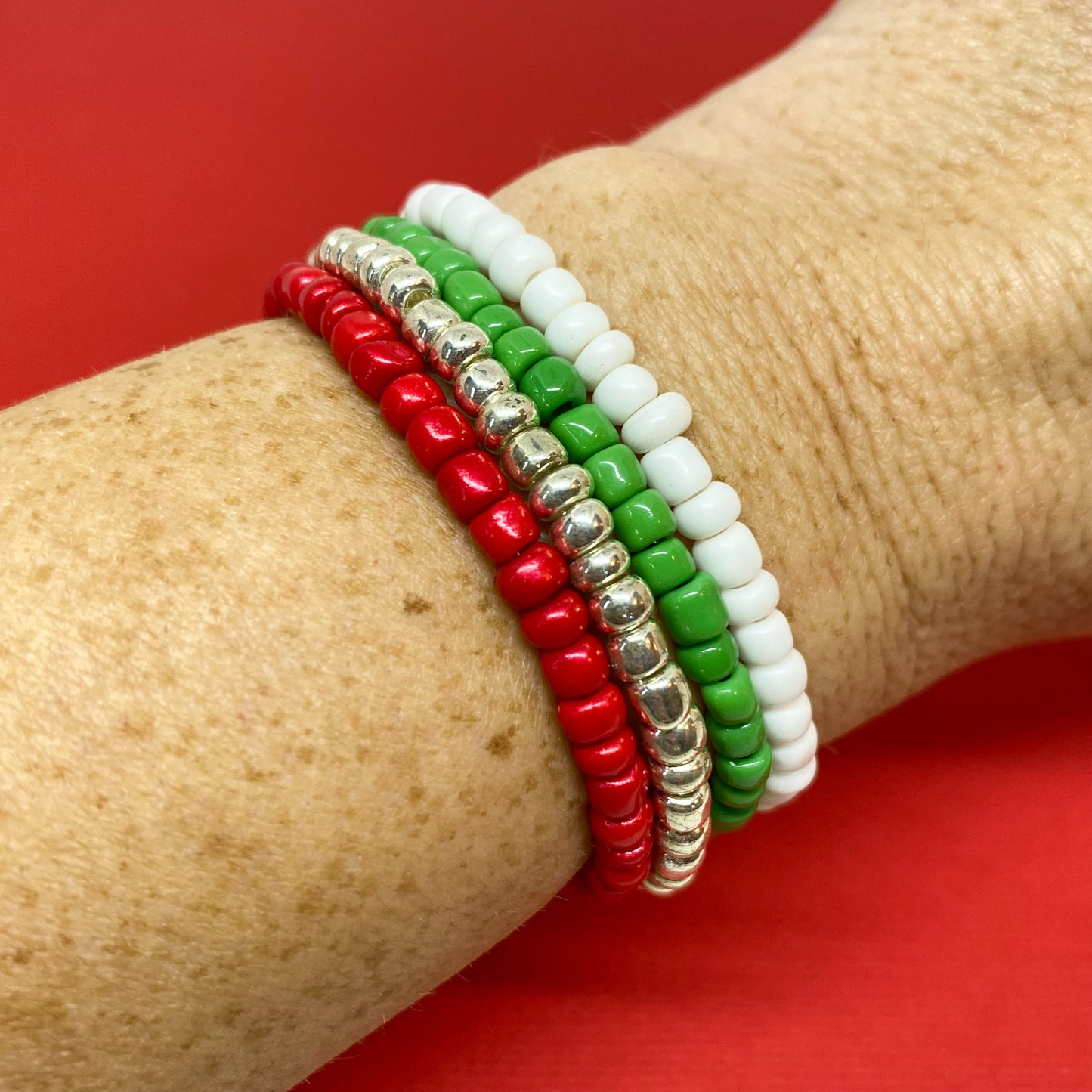 Holiday Stack Bracelets