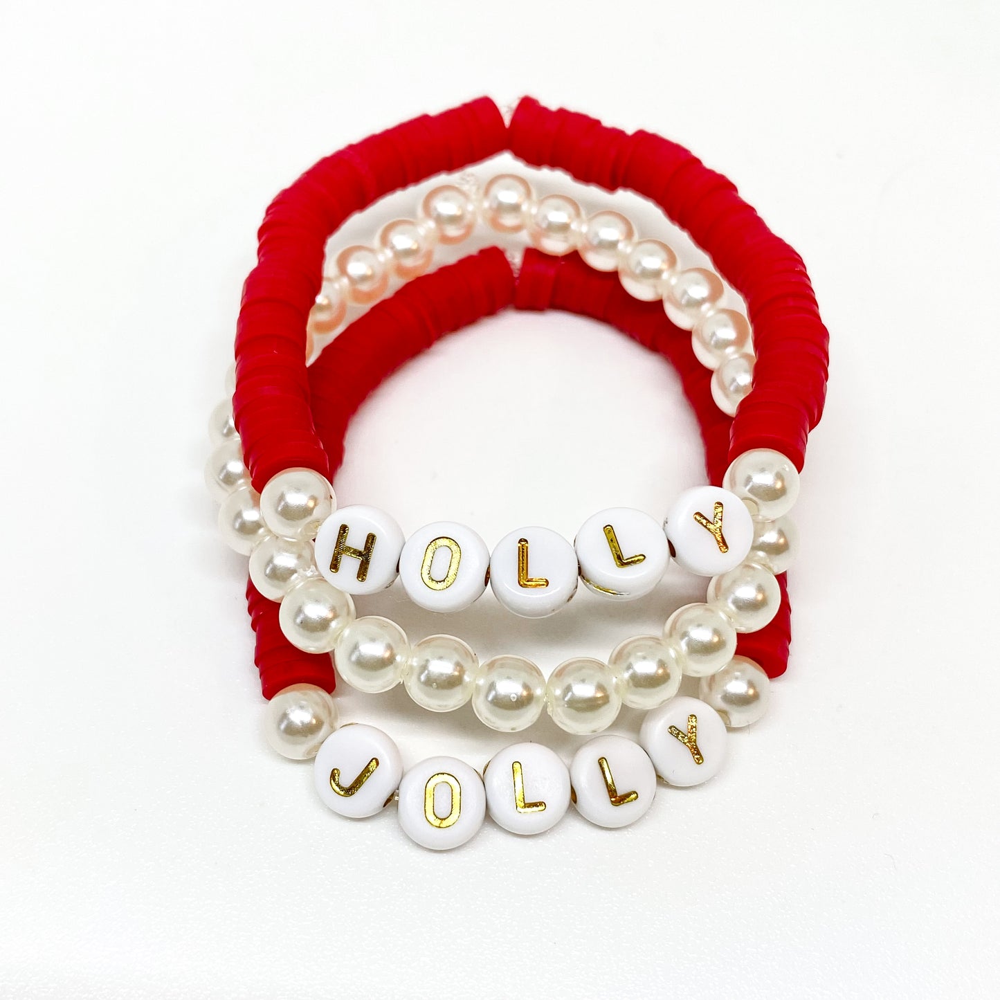 Holly Jolly Bracelet Stack