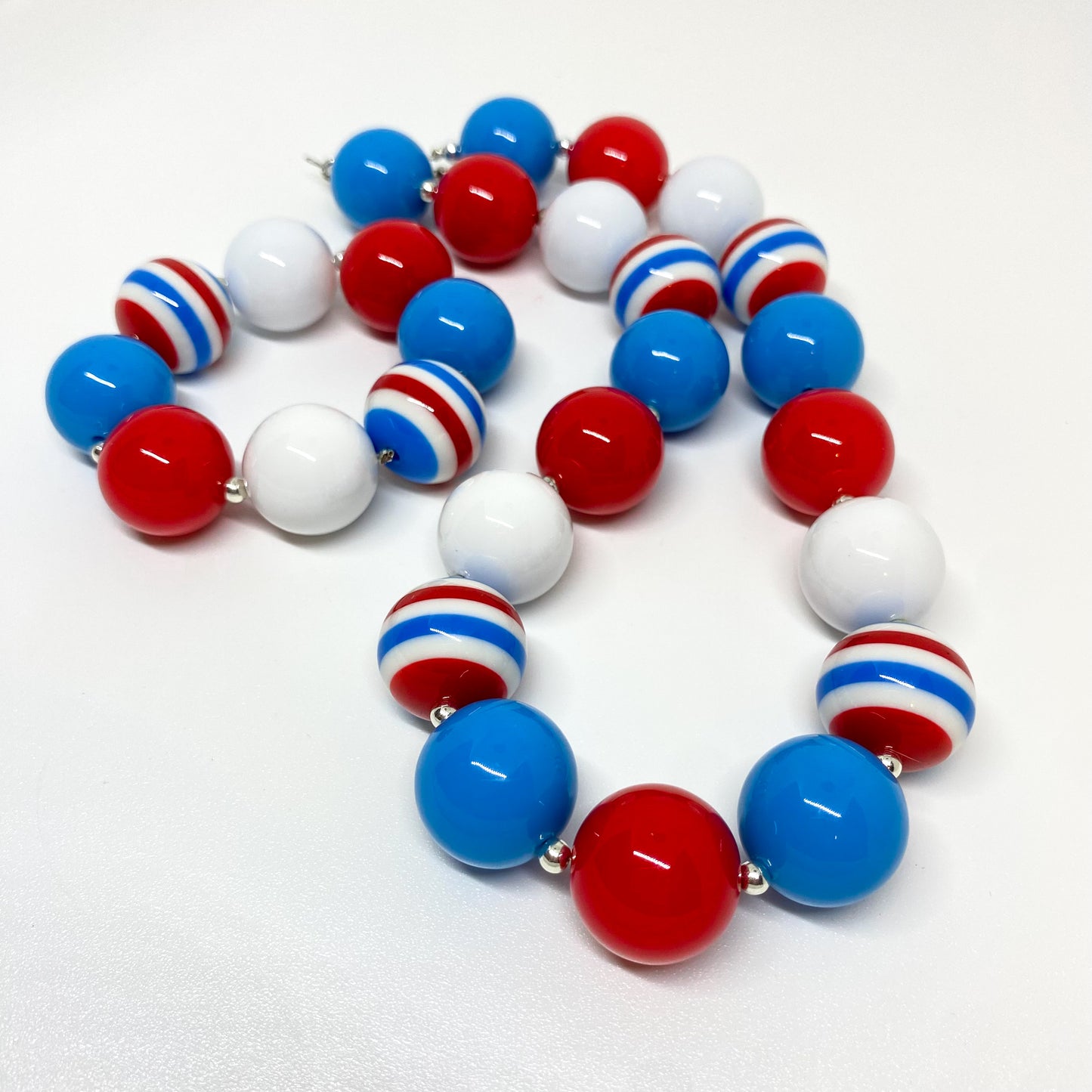 Firecracker Bubblegum Necklace and Bracelet