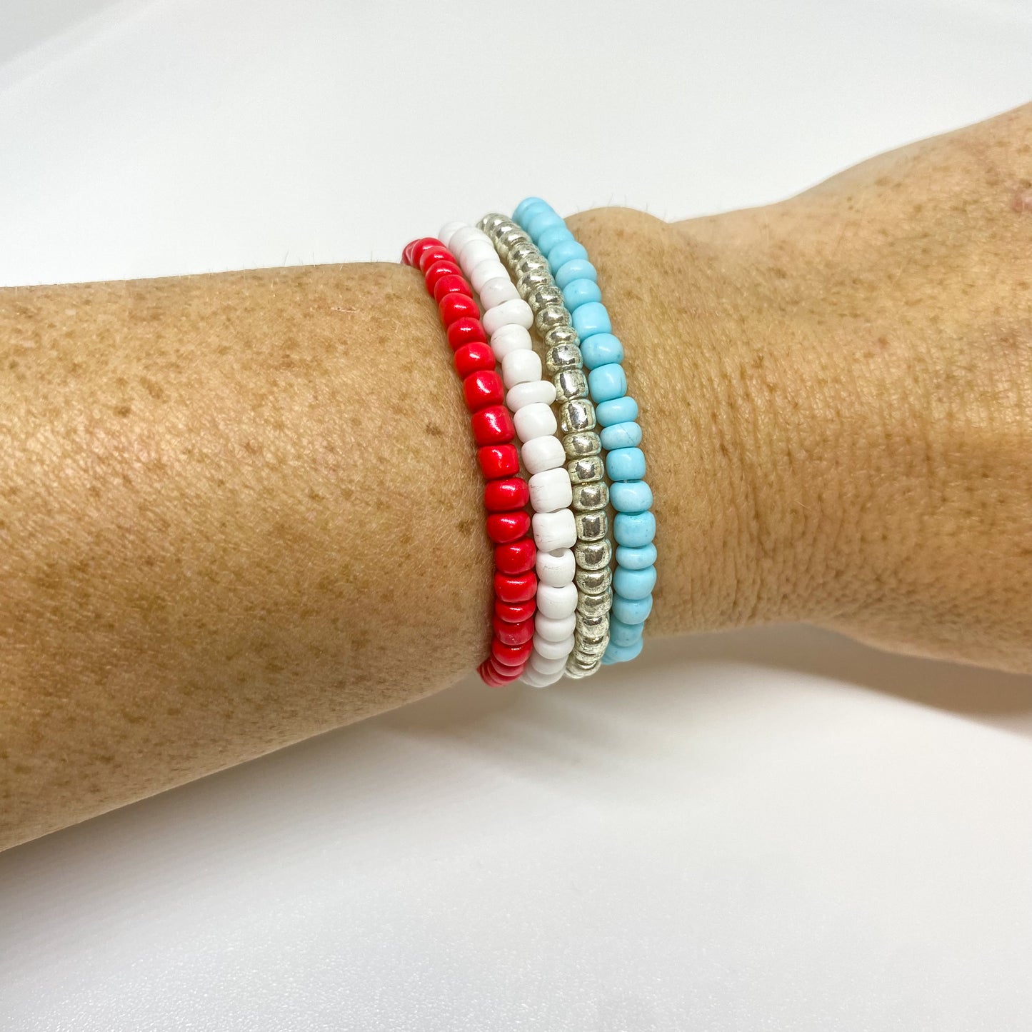 Liberty Seed Bead Bracelet Set