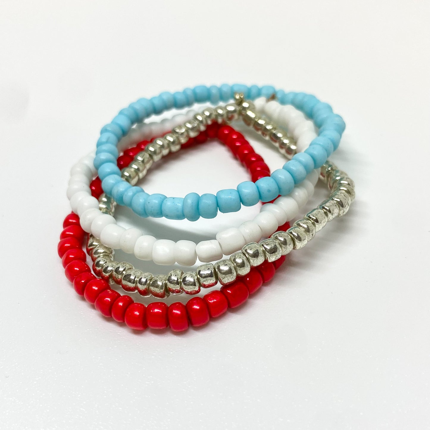 Liberty Seed Bead Bracelet Set