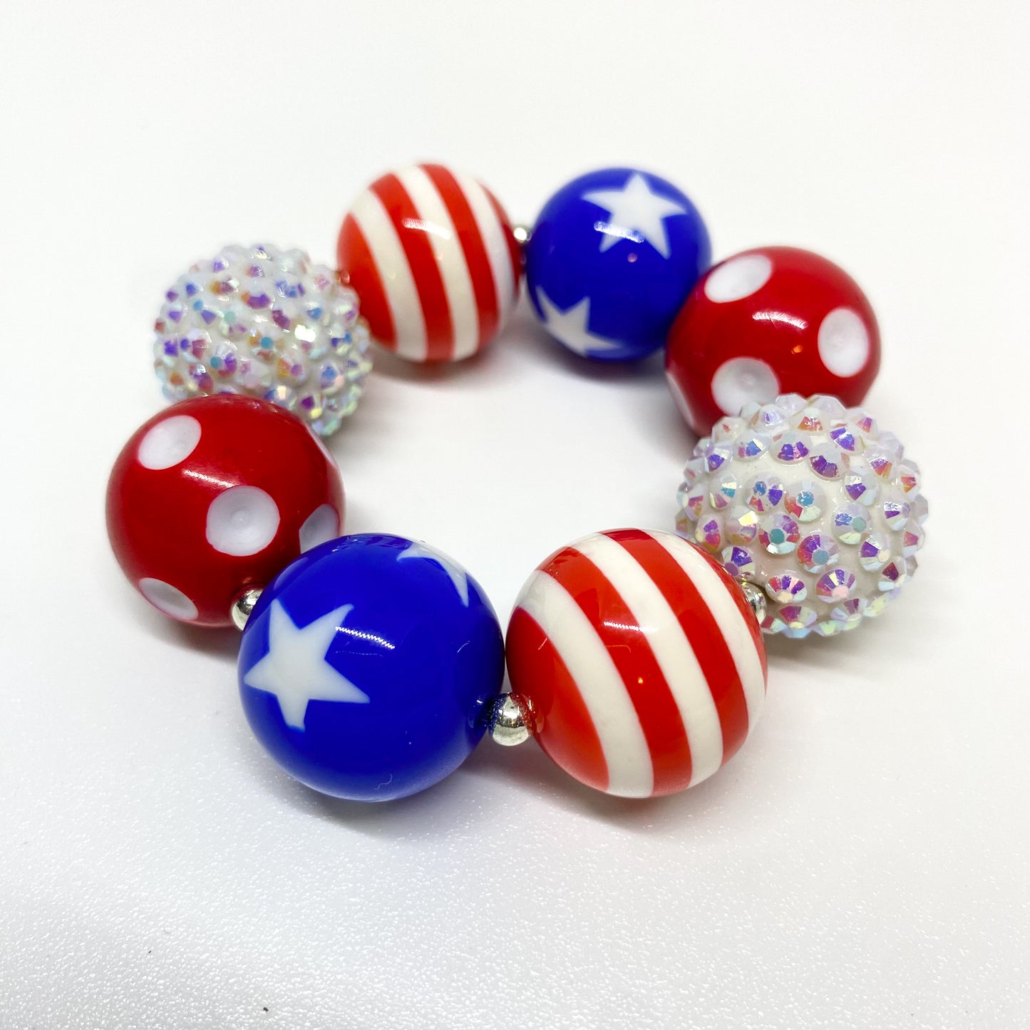 Liberty Bubblegum Necklace and Bracelet