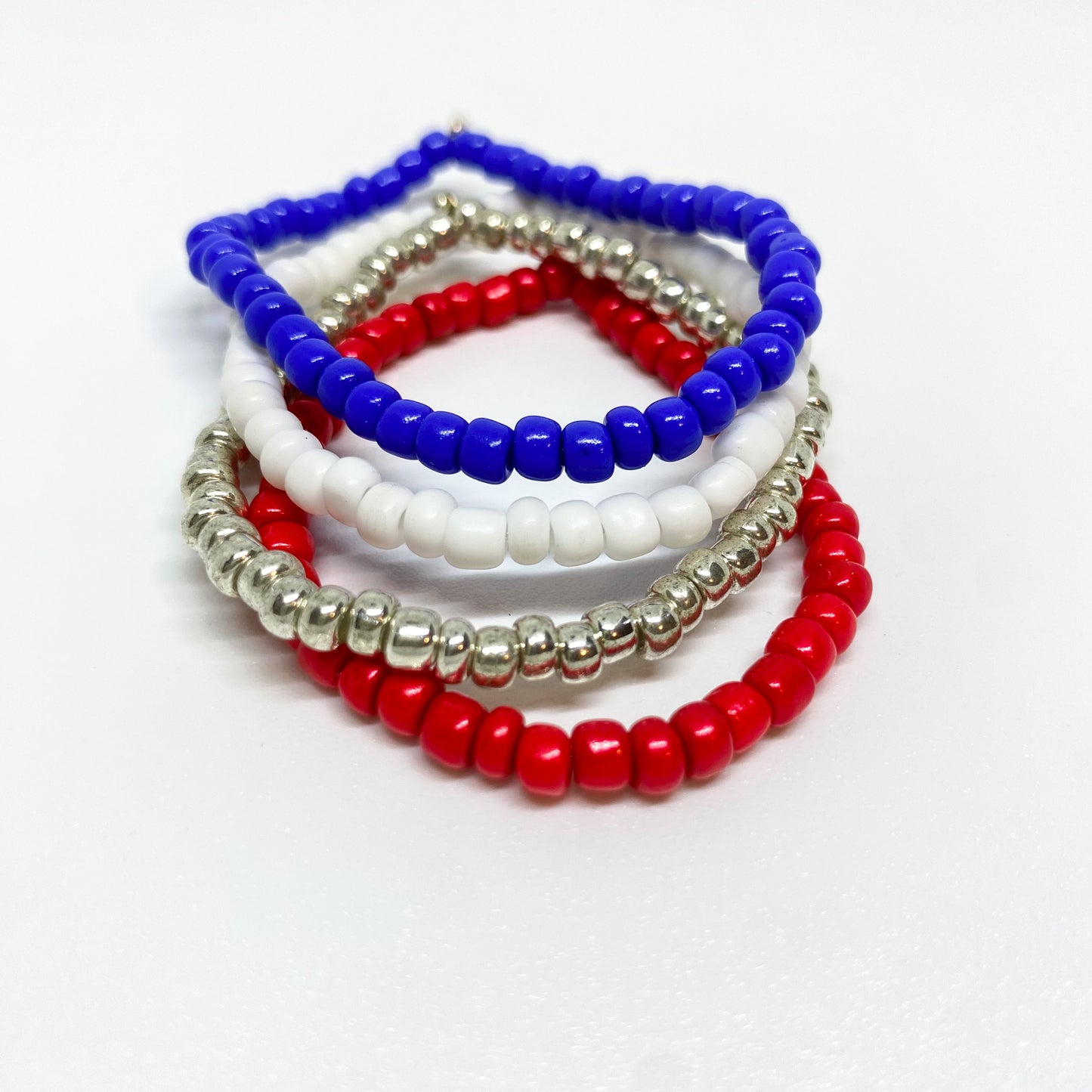 Firework Seed Bead Bracelet Set