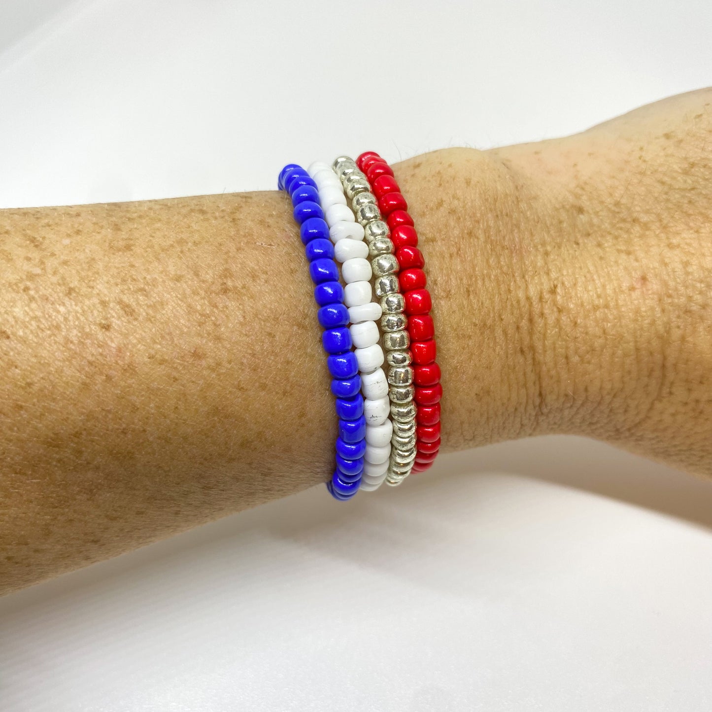 Firework Seed Bead Bracelet Set