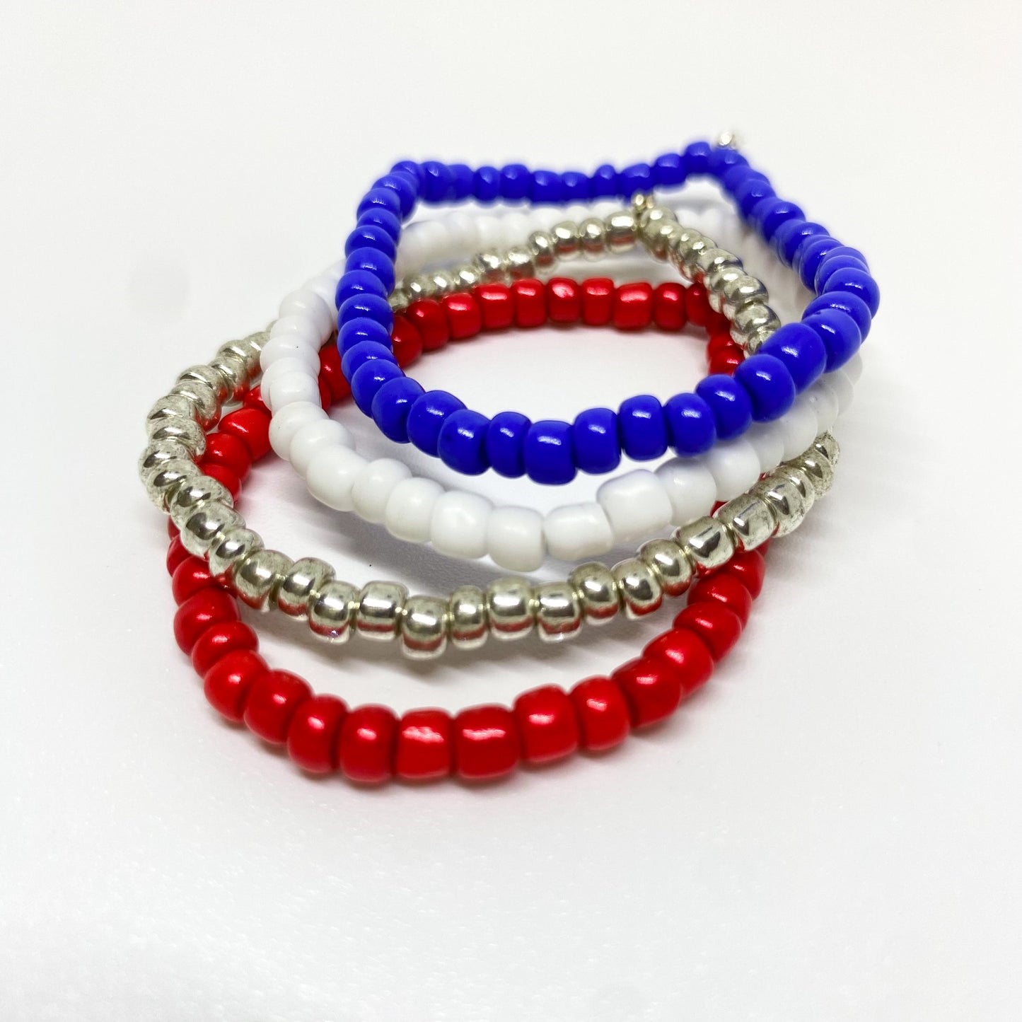 Firework Seed Bead Bracelet Set