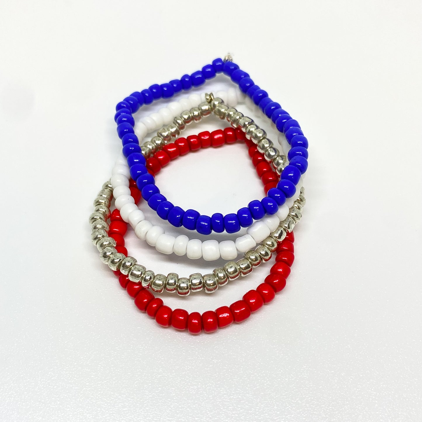 Firework Seed Bead Bracelet Set