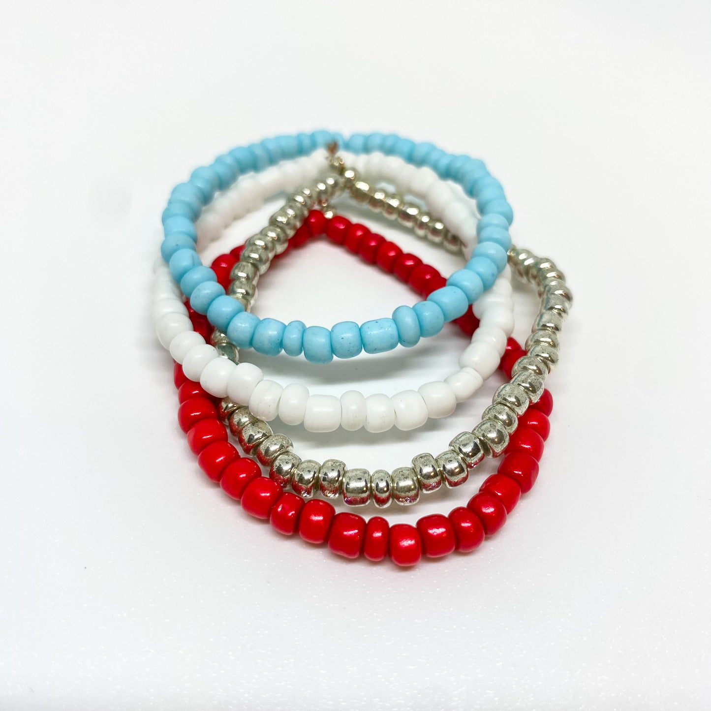 Liberty Seed Bead Bracelet Set