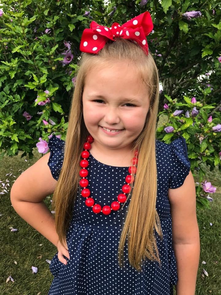 Red Bubblegum Necklace and Bracelet