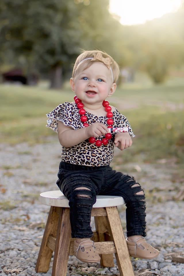 Red Bubblegum Necklace and Bracelet