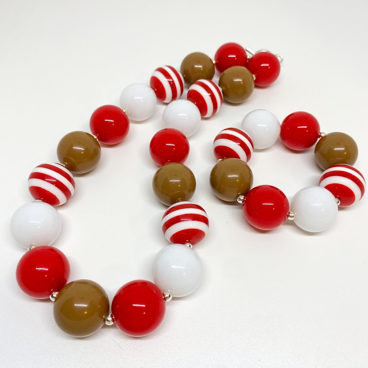 Gingerbread Bubblegum Necklace and Bracelet