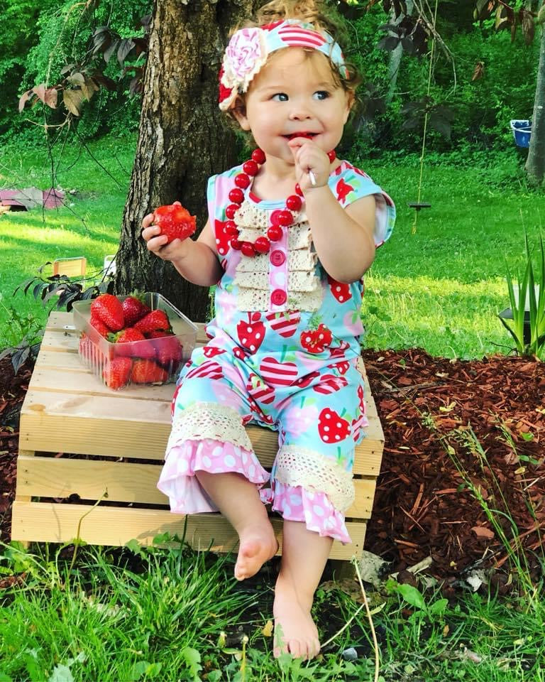 Red Bubblegum Necklace and Bracelet