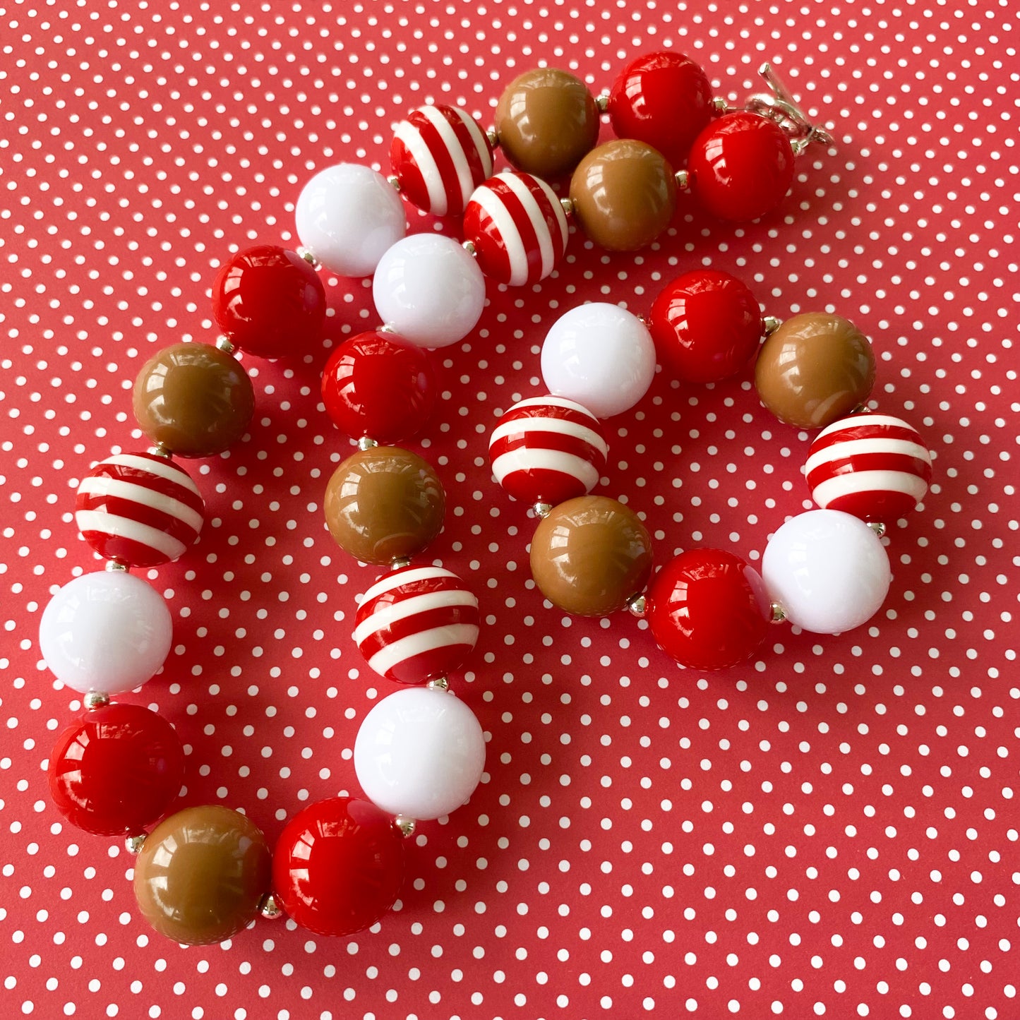 Gingerbread Bubblegum Necklace and Bracelet