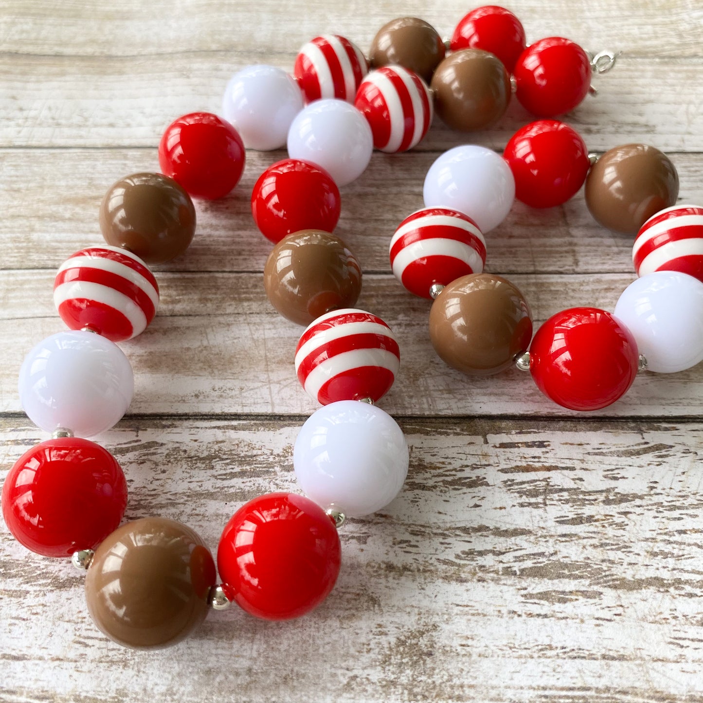 Gingerbread Bubblegum Necklace and Bracelet